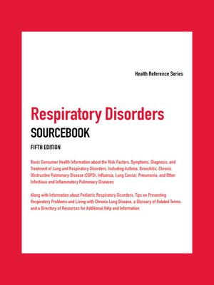 cover image of Respiratory Disorders Sourcebook